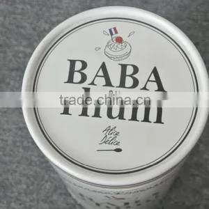 High-end Eco-friendly Paper Round Tea Box thumbnail-5