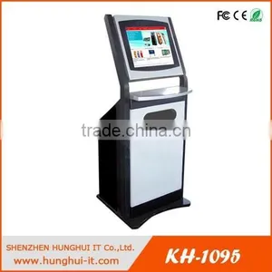19 Inch Customize Printer Floor Standing Kiosk With Multi Touch thumbnail-2