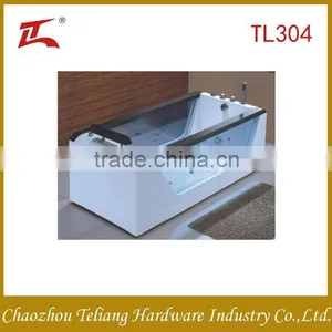 China Good Quality Fashion Design Four Surface Comfortable Acrylic Bathroom Massage Buthtub thumbnail-1