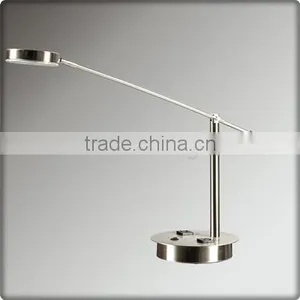 UL Listed Adjustable LED Desk Lamp With Electrical Outlet And On/Off Switch T20287 thumbnail-1