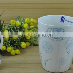 11OZ Good Looking Flower Design Decal Printed Coffee Cups, Shiny Surface New Bone China Mug, KL5004-346 thumbnail-6