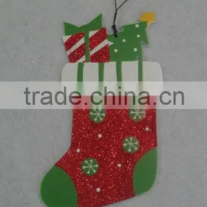Christmas Sock Hanging Ornament,X'mas Pedent thumbnail-1