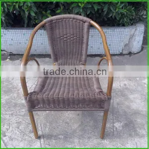 Outdoor Wicker Rattan Chair in Bamboo Looking AT-6047 1622 thumbnail-2