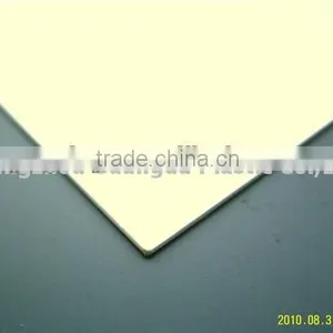 Light Yellow Matt Plastic PVC Sheets Rigid for Vaccum Forming thumbnail-1