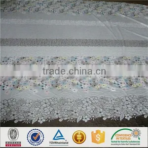 Changshu Snowflake Printed Plush Solid Burnout Velboa thumbnail-2