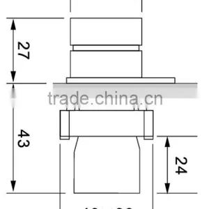 UTL Buy Goods In China Short Handle Turn Push Button Self-Locking Pushbutton Switch 220V thumbnail-5