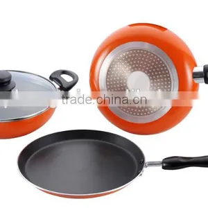 Aluminium Press Non-stick Coating Kitchen Cookware Sets thumbnail-2