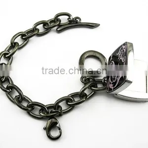 Metal Square Shaped Solid Perfume Container /lip Gloss Bracelet, Various Design, OEM Designs Accepted.<DHCA9024> thumbnail-1
