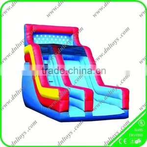Single Lane Slip Slide Swirl Shape Slides/inflatable Dry Slides thumbnail-1