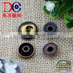 14mm Metal Brass Denim Button Ecofriendly Product Snap Button for Leather thumbnail-4