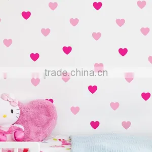 Heart Wall Decals Wall Stickers For Nursery - Lots Of Colours thumbnail-1