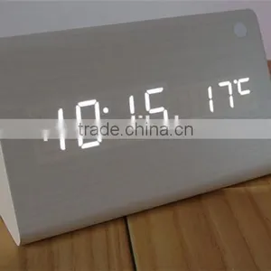 Cheapest Wooden Alarm Clock for Gift Clock thumbnail-1