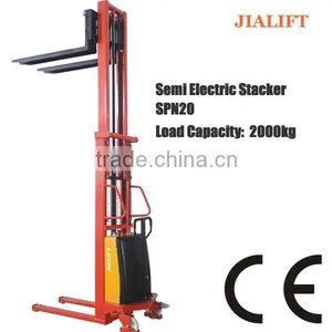 2000KG Walkie Half Electric Stacker SPN20 thumbnail-1