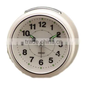 Round Shape Traditional Silent Sweep Alarm Clocks thumbnail-1