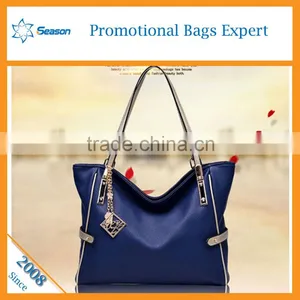 New Arrival Women's Leather Tote Shoulder Bag Plain Handbags Ladies 2016 thumbnail-1