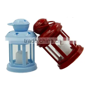 New Poppas BS10 Decorative Battery Powered Plastic Candle Hurricane thumbnail-3