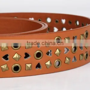 Cheap Leather Hollow Out Female Pyramid Belt SWF-15062932 thumbnail-5