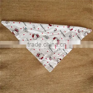 Wholesale Cotton Plush Triangle Baby Bib / Plush 100% Cotton Triangle Baby Bibs thumbnail-2