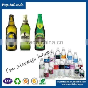 Color Adhesive Pvc Transparent Glass Bottle Sticker thumbnail-1