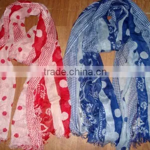 Hot Cotton Printed Scarf thumbnail-1
