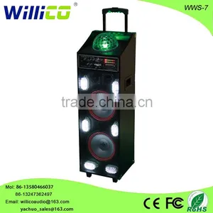 New Model Double 10 Inch Multifunction Speaker With Ball Lights thumbnail-1