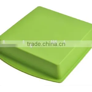 100% Food Grade Large Size Rectangle Loaf Toast Bread Cake Silicone Mould thumbnail-2
