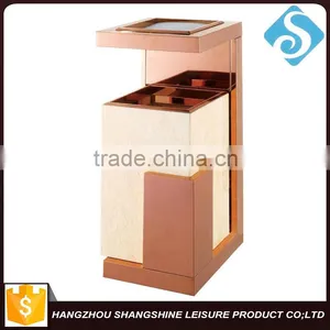 Stainless Steel Marble Dustbin thumbnail-2