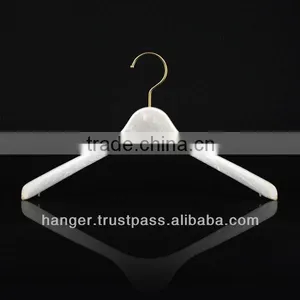 Pale Pink Marbled Plastic Luxury Hanger for Boutique Dresses Shop thumbnail-1