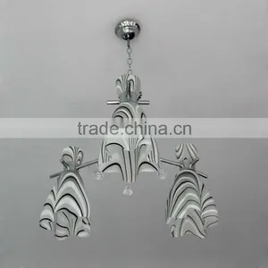 Home Decorative Glass Chandelier Light , Indoor Pendant Lamp MD-5115-3 thumbnail-2