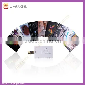 Wholesale New Fashion Business Credit Card Shaped USB Flash Drive With Cheap Price thumbnail-1
