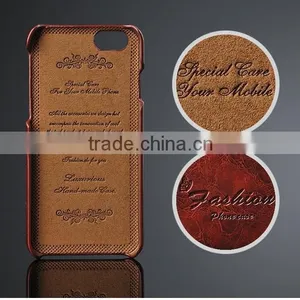 High Quality Oil-wax Leather With Card Slot Leather Back Cover Cases For IPhone 6 / 6s 4.7'' For IPhone 6 6s / Plus 5.5 thumbnail-3