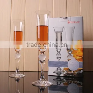 Heart Shape Lover's Pair of Champagne Glass With Packaging thumbnail-2