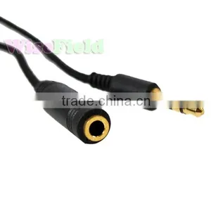 150cm 1.5m 3.5mm Jack Male to Female Aux Cable Cord Stereo Audio for PC IPod MP3 thumbnail-4