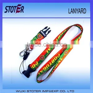 Portuguese Flag Lanyard National Flags Lanyard National Custom Flag Lanyards St7058 thumbnail-1