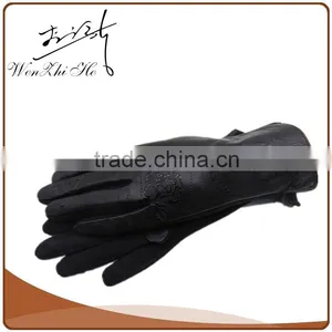 Preuim Animal Skin Leather Mankind Cheap Mountain Bike Gloves thumbnail-1