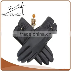 Touch Screen PU Coated Thin Winter Mittens For Adults thumbnail-1