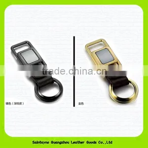 15129 Wholesale New Design Embossed Leather Car Key Chain thumbnail-4