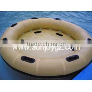 2016 Hot Sale New Product Kinder Joy Aluminum Bottom Inflatable Drift Boat Water Float thumbnail-1