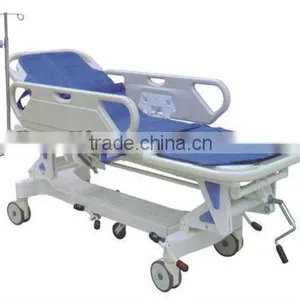 Hospital Luxurious PE Flat Patient Stretcher thumbnail-1