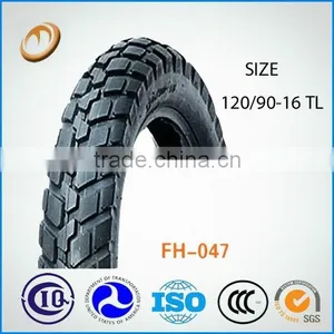 Moto Parts From China High Quality 120/90-16 Motorcycle Tyre thumbnail-1