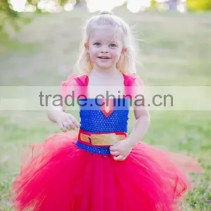 Fashion High Quality Superbaby Gauze Dress Tutu Skirt Wholesale New Design Chiffon Dress 2015 thumbnail-2