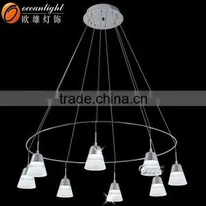 Modern LED Chips Lights Acrylic Pendant Chandelier Bottle Chandelier Lampardis OM88213-8W thumbnail-4