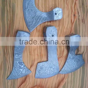 Handmade Damascus Axe Head thumbnail-1