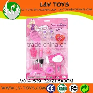 LV0141537 Fashion Pink Princess Plastic Jewelry Toy Set thumbnail-3