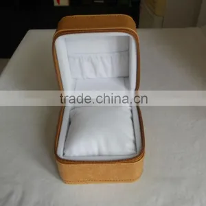 Custom Make Zipper Closure Leather Watch Box thumbnail-1