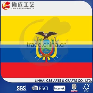 Oem Printed 100% Polyester Ecuador National Flag thumbnail-1