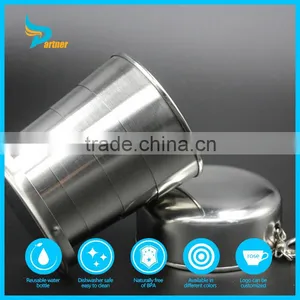 Portable Stainless Steel Foldable Water Tea Cup thumbnail-1