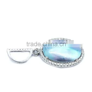 2014 New Arrival 925 Sterling Silver Jewelry Wholesale Mother of Pearl Pendant thumbnail-3