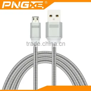 PNGXE 2016 Excellent Quality Exquisite Nylon Braided and Allumunum Alloy Cable for Iphone and for Samsung thumbnail-2