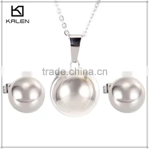 Wholesale Low Price High Quality Bead Design Stainless Steel Jewelry Sets thumbnail-1